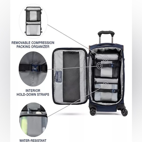 Travelpro Crew Classic Carry-On Expandable bag travel bag - Picture 2 of 10